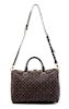 A Louis Vuitton Brown Canvas Monogram Speedy Handbag,