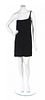 A Tom Ford for Gucci Black Jersey Single Shoulder Dress, Size 44.