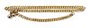 A Chanel Goldtone Chain Link Belt, 31 inches.