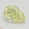 3.23 ct, Natural Fancy Yellow Even Color, IF, Pear cut Diamond (GIA Graded), Unmounted, Appraised Value: $84,800 