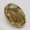 3.28 ct, Natural Fancy Deep Brown Yellow Even Color, VVS2, Oval cut Diamond (GIA Graded), Unmounted, Appraised Value: $36,000 
