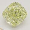 2.21 ct, Natural Fancy Light Yellow Even Color, VS1, Cushion cut Diamond (GIA Graded), Unmounted, Appraised Value: $25,100 