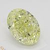 6.51 ct, Natural Fancy Yellow Even Color, SI1, Oval cut Diamond (GIA Graded), Unmounted, Appraised Value: $151,000 