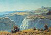John Calvin Stevens, Am. 1855-1940, Cape Elizabeth, Oil on canvas, framed