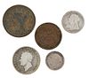 Assorted Coins and Currency 