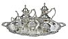 Crest of Windsor Sterling Tea Service, Plated Tray