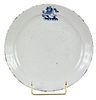 English Delftware Armorial Plate