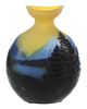 Galle Cameo Landscape Art Glass Bud Vase