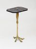 CONTINENTAL GILT-BRONZE AND MARBLE SIDE TABLE