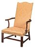 Rare New England Chippendale Mahogany Lolling Chair
