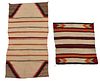 Two Navajo Saddle Blankets