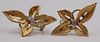 JEWELRY. Pair of Gubelin 18kt Gold and Diamond