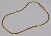 JEWELRY. Italian 14kt Gold Chain Necklace.