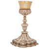 CHALICE MEXICO, 19TH CENTURY Embossed silver and gilt cup 9.4" (24 cm) tall Weight: 796 g