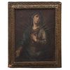OUR LADY OF SORROWS OIL ON CANVAS MEXICO, 18TH CENTURY Oil on canvas Conservation details 34.6 x 26.7" (88 x 68 cm)