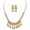 22k Gold Necklace and Earring Set