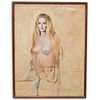 Clark Bailey Nude Portrait Painting