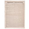 [SLAVERY & ABOLITION]. Descriptive essays on slavery published in 11 issues of The Vermont Chronicle. 1833-1844. 