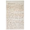 [SLAVERY & ABOLITION]. Letter regarding disputed ownership of 2 enslaved persons, Decatur County [Georgia], April 10, 1861. 