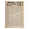 [SLAVERY & ABOLITION] -- [DRED SCOTT DECISION]. Harper's Weekly. Vol. I, No. 13. New York City, NY: 28 March 1857. 