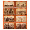 [STEREOVIEWS] -- [RECONSTRUCTION]. BLESSING, Samuel T. and George MUGNIER, photographers. A group of 16 stereoviews of African American life in Louisi