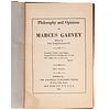 GARVEY, Marcus (1887-1940). -- GARVEY, Amy Jacques (1894-1973), editor. Philosophy and Opinions of Marcus Garvey. New York: Universal Publishing House