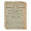 [GARVEY, Marcus (1887-1940)]. An Historic Night for London! London: Vail & Co., [ca 1928]. 