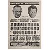 [POLITICS] -- [JOHNSON, Lyndon B. and KENNEDY, Robert F.]. Lyndon Wants Him...New York Needs Him. New York: Murray Poster Printing Co., [1964]. 