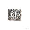 Two Sterling Silver Brooches, Georg Jensen