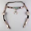 A Navajo Sterling Silver and Turquoise Horse Bridle, ca. 1970