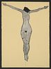 Fritz Scholder, Nude Crucified Woman, 1970