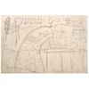 DIEGO RIVERA, Mujer juchiteca, Signed, Graphite pencil on paper, 5.9 x 9" (15 x 23 cm)
