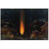LEONARDO NIERMAN, Fuego mágico, Signed and dated 65, Acrylic on masonite, 15.7 x 23.4" (40 x 59.5 cm)