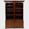 Early George III Mahogany Library Cabinet