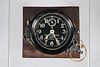 BULKHEAD MOUNTED WWII US NAVY CLOCK BY SETH THOMAS, DATED 1941