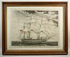 REPRODUCTION PRINT OF USS CONSTITUTION