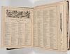 LARGE SINGLE BOUND VOLUME OF 19TH C. FASHION PERIODICAL "DEMOREST'S ILLUSTRATED MONTHLY