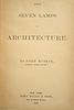 (1) COPY RUSKIN ARCHITECTURAL TITLE