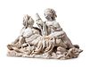 An Italian Carved Marble Figural Group