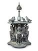 A Neoclassical Style Bronze Fountain