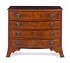 A George III Mahogany Bowfront Chest of Drawers