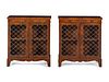 A Pair of Regency Style Rosewood Chiffoniers