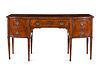 An Adam Style Carved Mahogany Sideboard