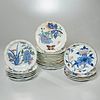 Collection antique Japanese Arita porcelain plates