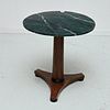 Empire style mahogany pedestal table
