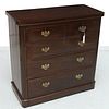 George IV mahogany chest of drawers