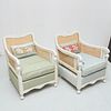 Pair California Arts & Crafts style lounge chairs