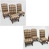 Set (6) Spanish Baroque style dining chairs