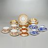 Minton & Royal Crown Derby china cups & saucers