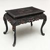 Chinese Export carved and painted wood table